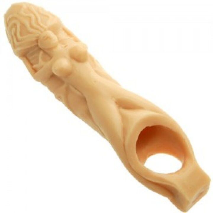 Extension head with penis replacement function for erectile problems